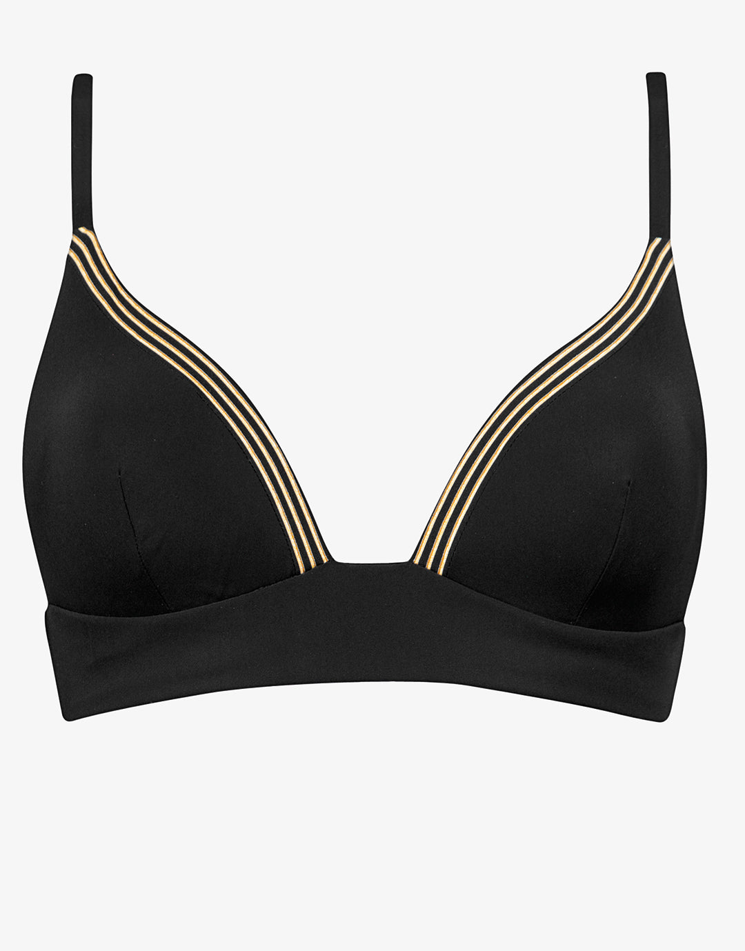 Stratum Bralette Bikini Top - Black Sand - Simply Beach UK