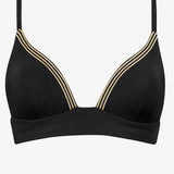 Stratum Bralette Bikini Top - Black Sand - Simply Beach UK