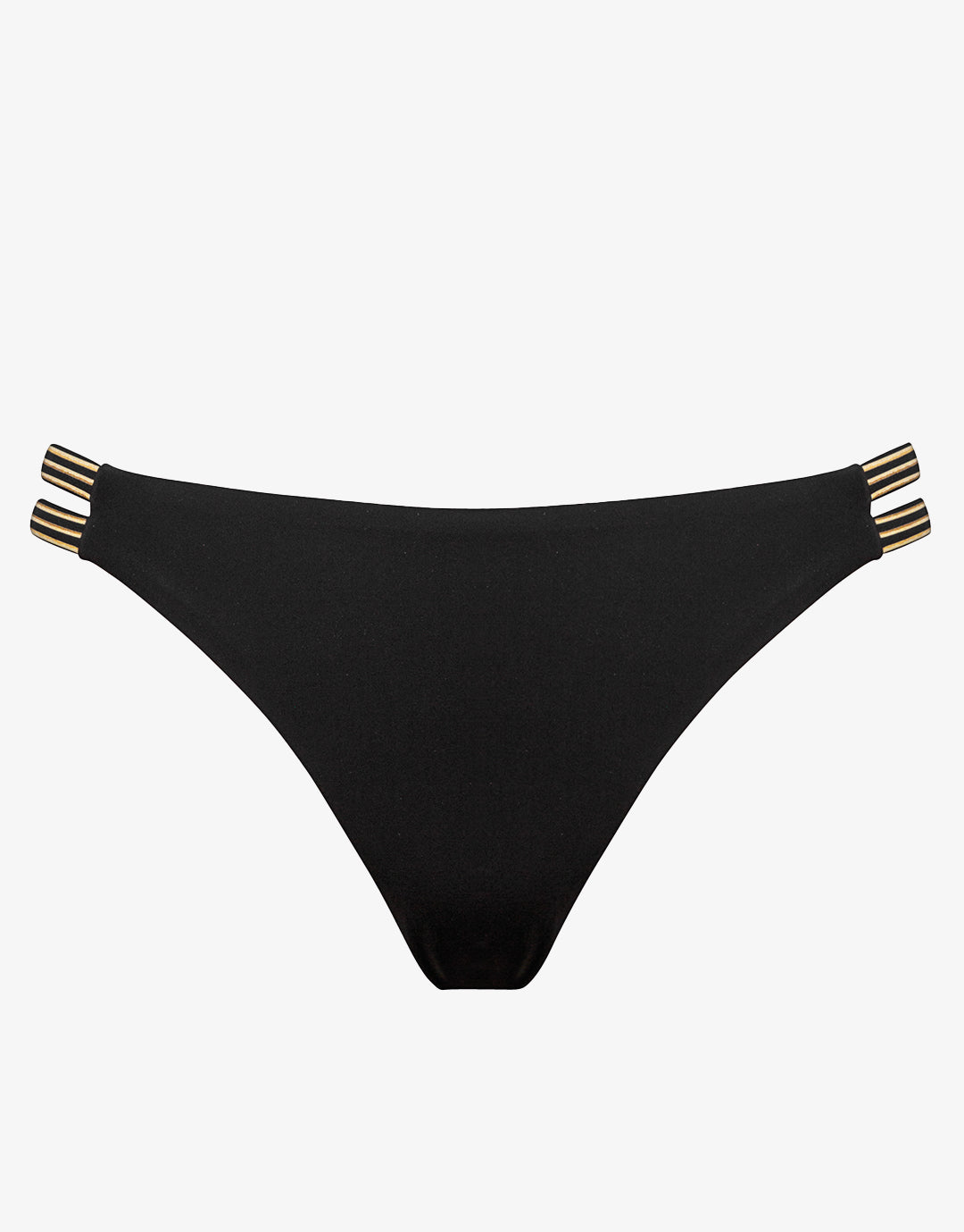 Stratum Double Strap Bikini Pant - Black Sand - Simply Beach UK