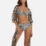 Africa Midi Beach Shirt - Animal - Simply Beach UK