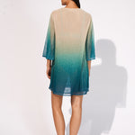 Ombre Metallic Tunic - Aqua Gradient - Simply Beach UK