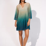 Ombre Metallic Tunic - Aqua Gradient - Simply Beach UK