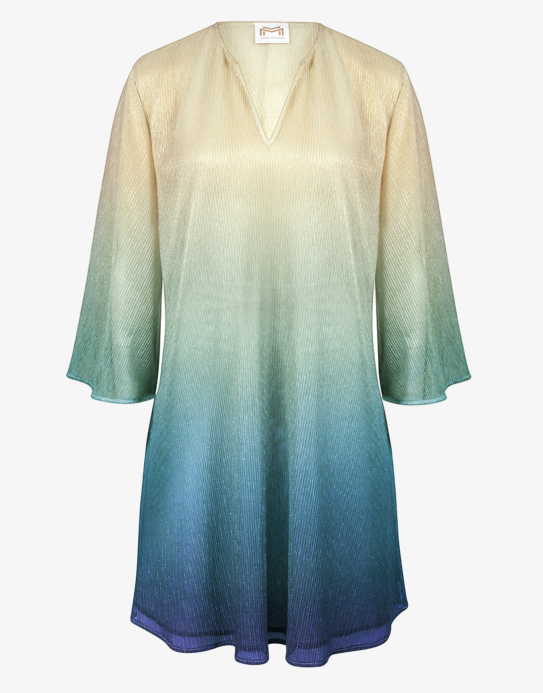 Ombre Metallic Tunic - Aqua Gradient - Simply Beach UK