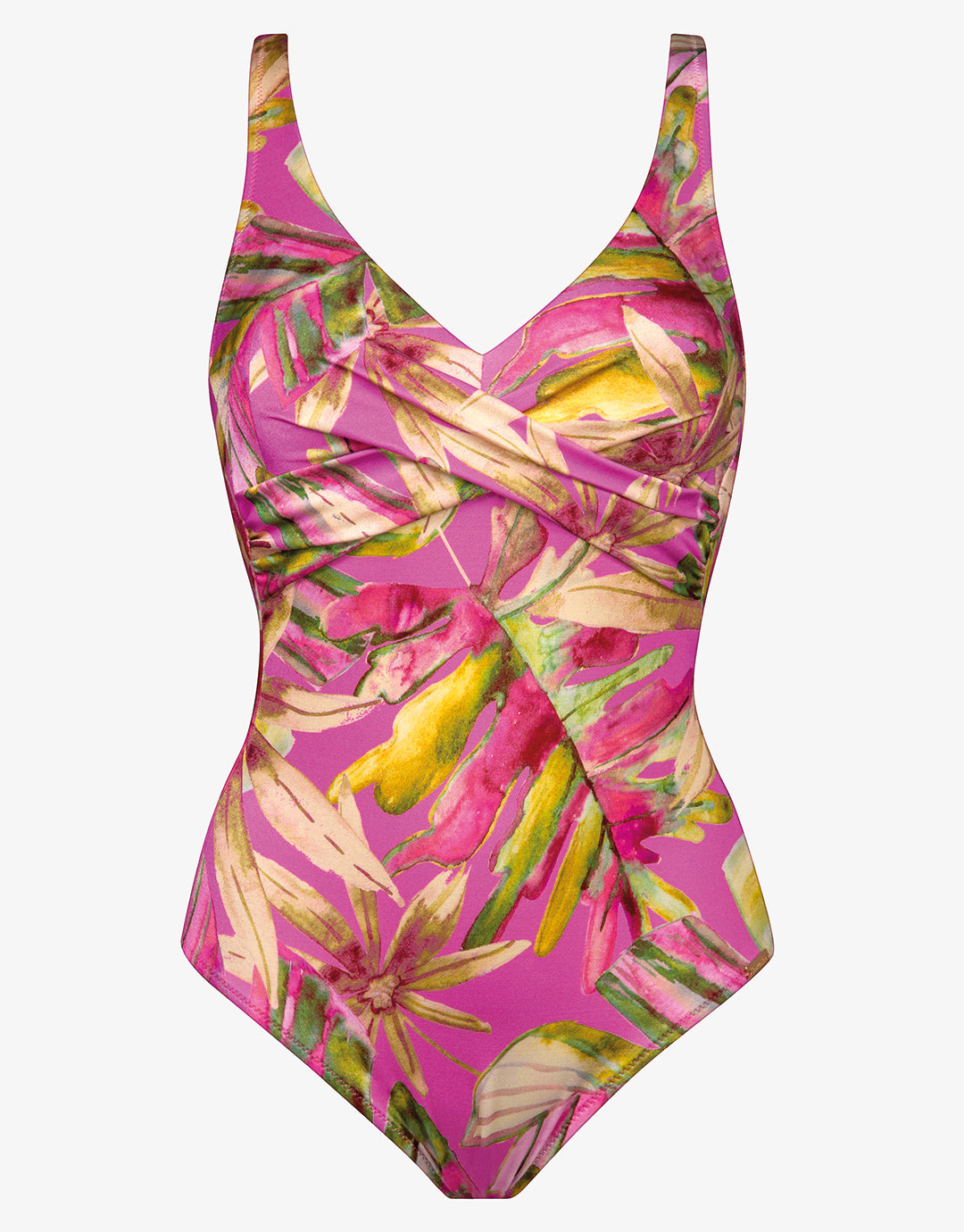 Pink Heart Wrap Front Swimsuit - Pink Blush - Simply Beach UK