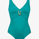 V Detail Uni Swimsuit - Pool - Simply Beach UK