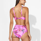 Tropic Radiance Underwired Bikini Top - Electric Pink - Simply Beach UK