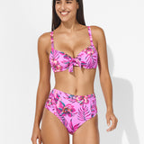 Tropic Radiance Underwired Bikini Top - Electric Pink - Simply Beach UK