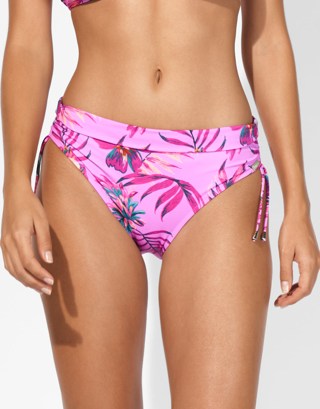 Tropic Radiance Adjustable Bikini Pant - Electric Pink - Simply Beach UK