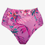 Tropic Radiance High Waist Bikini Pant - Electric Pink - Simply Beach UK