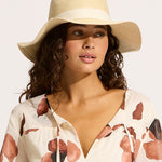 Shady Lady Collapsible Fedora - Natural - Simply Beach UK