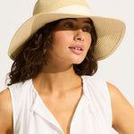 Shady Lady Collapsible Fedora - Natural - Simply Beach UK