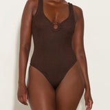 Celine Swimsuit - Metallic Chocolate - Simply Beach UK