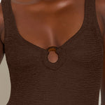 Celine Swimsuit - Metallic Chocolate - Simply Beach UK