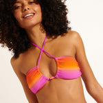 Candycrush Coolio Bandeau Bikini Top - Simply Beach UK