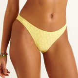 Sun Lace Aleria Bikini Pant - Yellow - Simply Beach UK