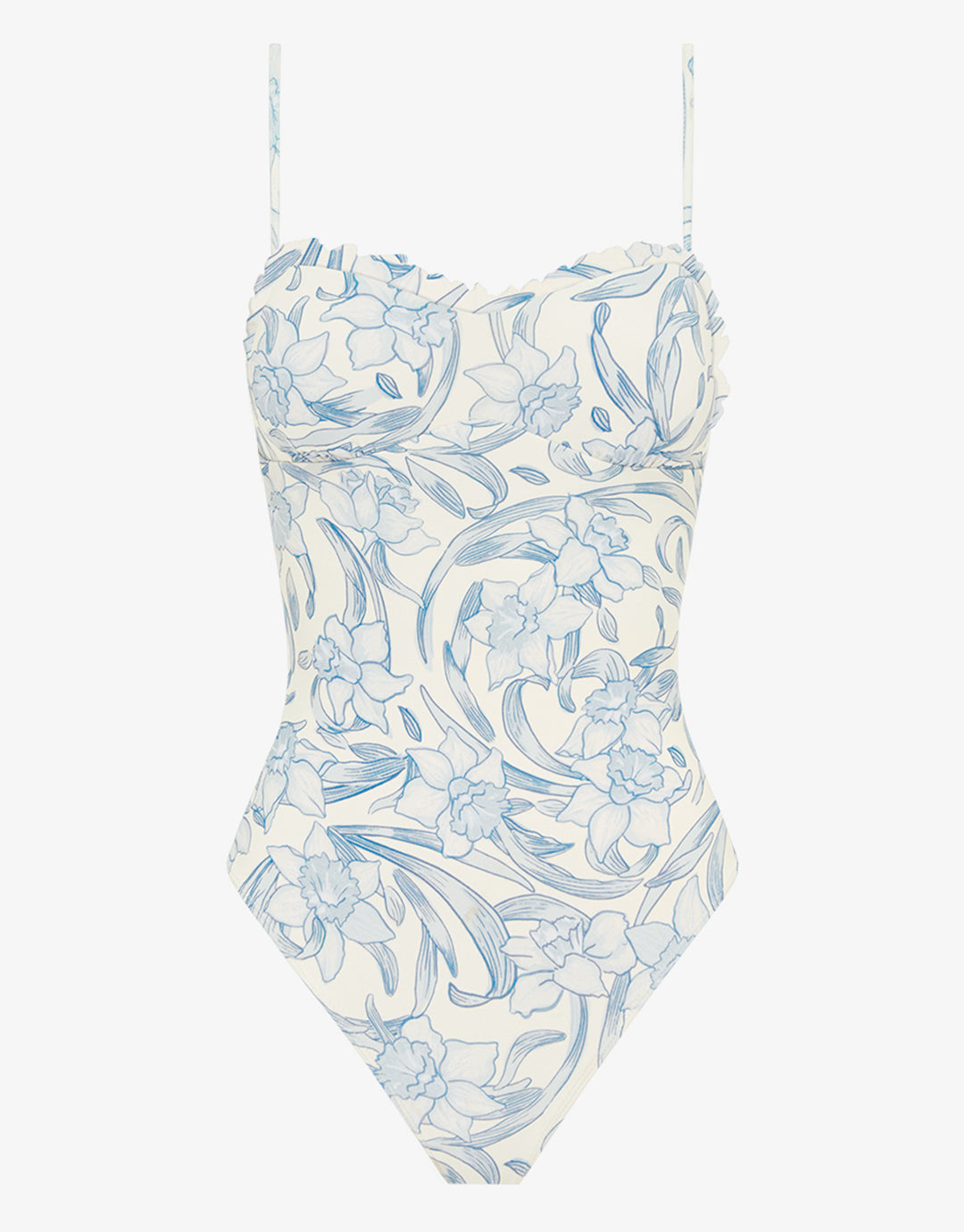 Daffodil Sonnet Swimsuit - Blue Print - Simply Beach UK