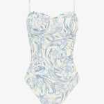 Daffodil Sonnet Swimsuit - Blue Print - Simply Beach UK