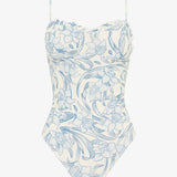 Daffodil Sonnet Swimsuit - Blue Print - Simply Beach UK