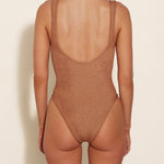 Domino Swimsuit - Metallic Cocoa - Simply Beach UK