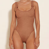 Domino Swimsuit - Metallic Cocoa - Simply Beach UK