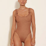 Domino Swimsuit - Metallic Cocoa - Simply Beach UK