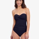 Profile Tutti Frutti Bandeau Swimsuit - Black - Simply Beach UK