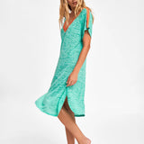 V Back Dress - Mint - Simply Beach UK