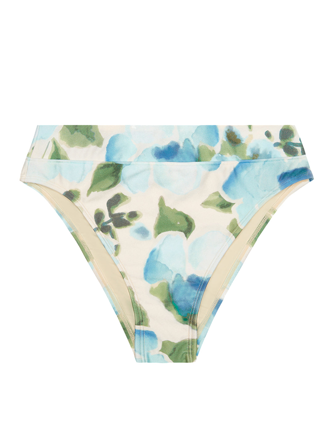 Isles Mid High Cut Bikini Pant - Watercolour - Simply Beach UK