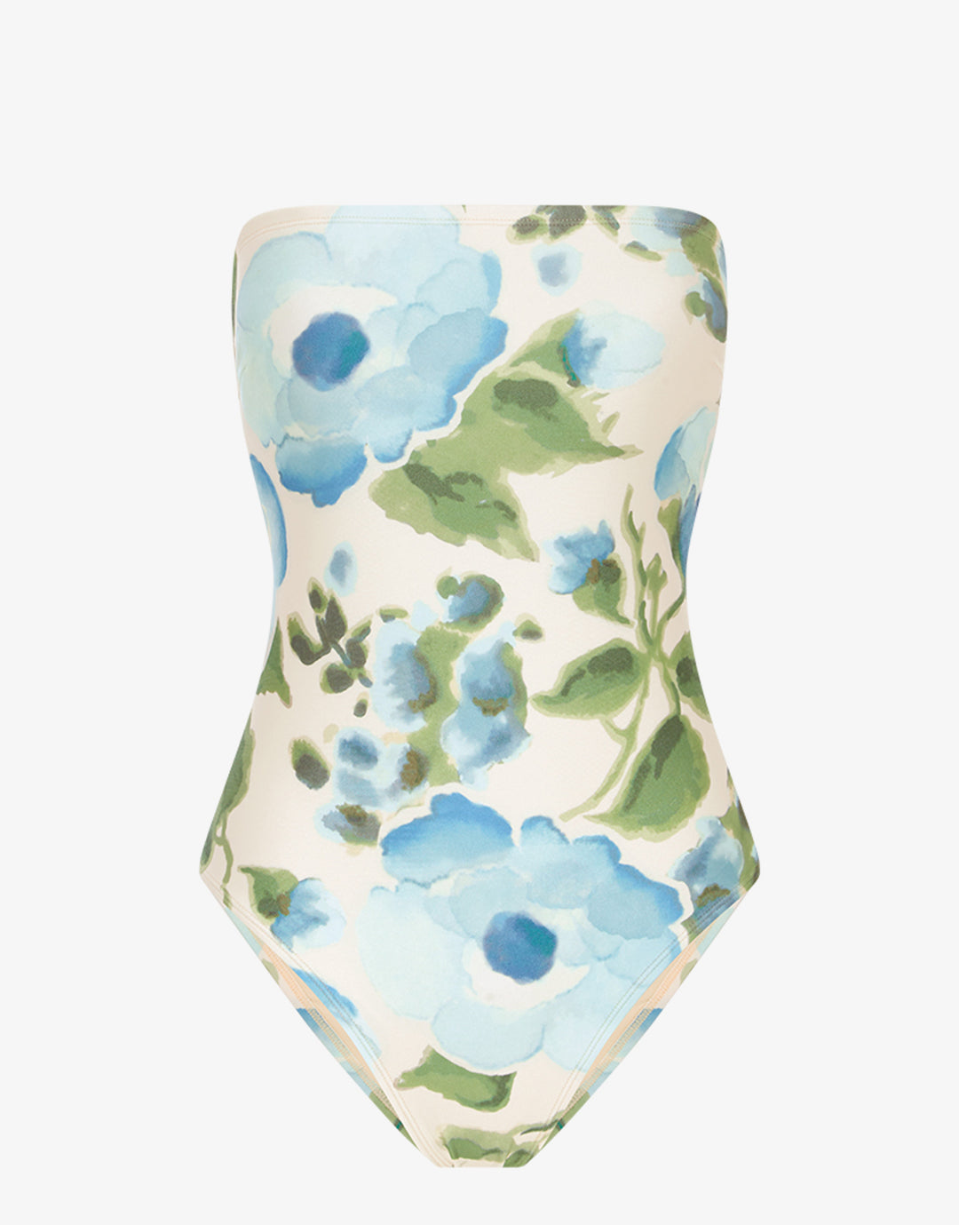 Isles Bandeau Swimsuit - Watercolour - Simply Beach UK