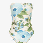 Isles Bandeau Swimsuit - Watercolour - Simply Beach UK