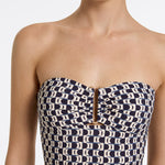 Rio Moulded Bandeau Swimsuit - Ink - Simply Beach UK