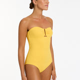 Alessia Bandeau Swimsuit - Sunflower - Simply Beach UK