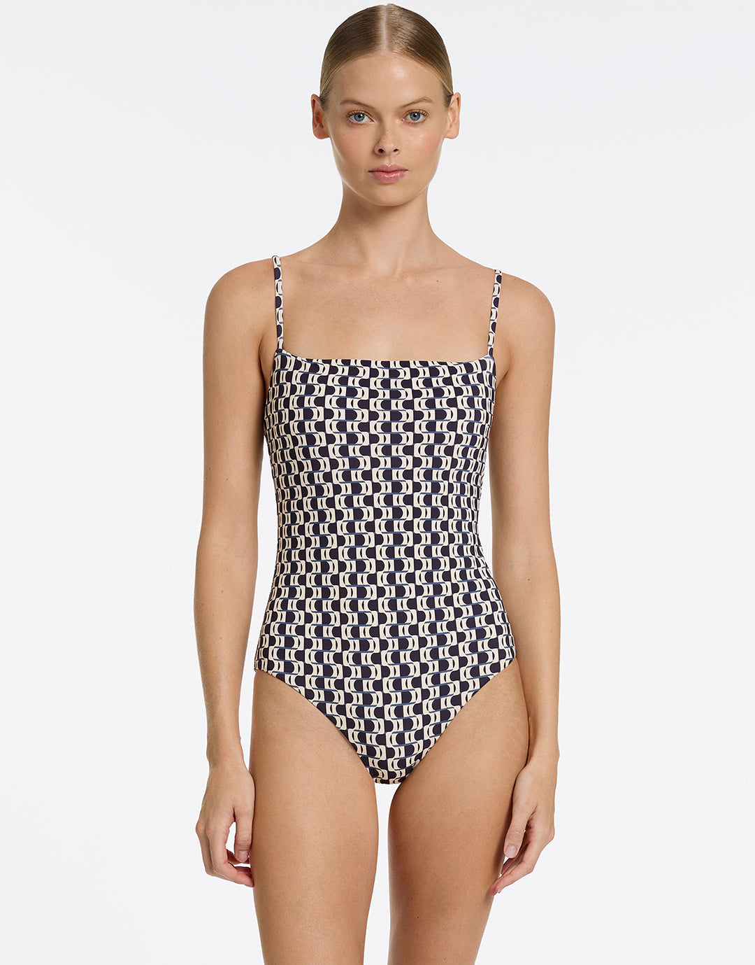 Rio Minimal Tank Swimsuit - Ink - Simply Beach UK