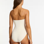 Elora Infinity Bandeau Swimsuit - Cream - Simply Beach UK