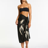 Elora Sarong - Black - Simply Beach UK