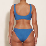 Juno Bikini Set - Metallic Denim - Simply Beach UK