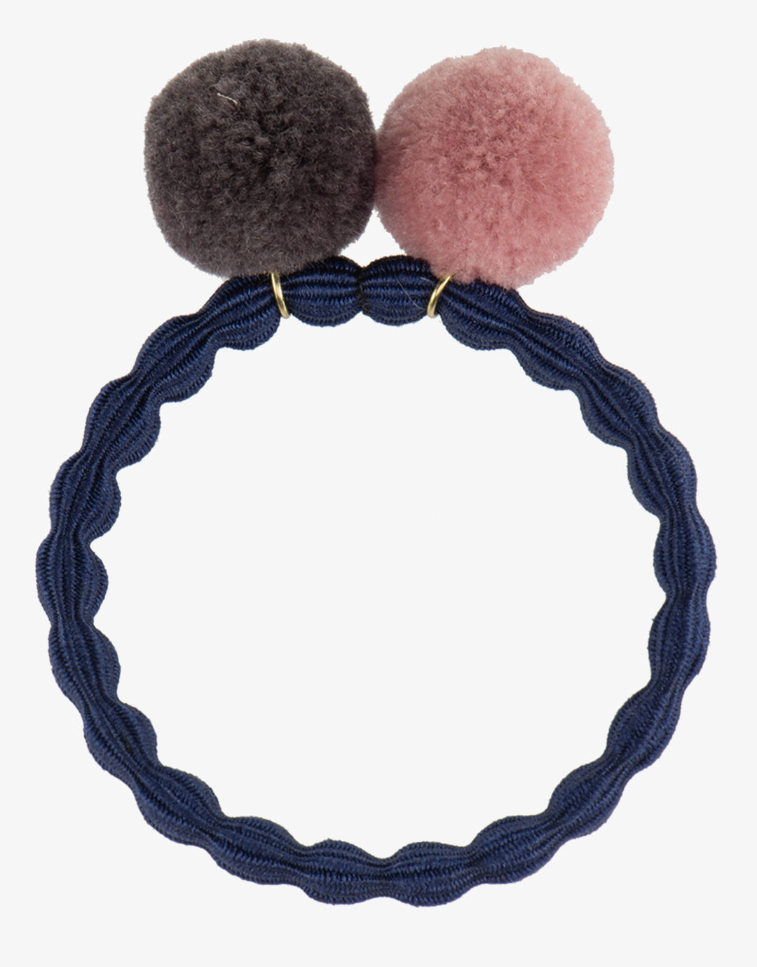 PomPom Hair Tie - Navy - Simply Beach UK