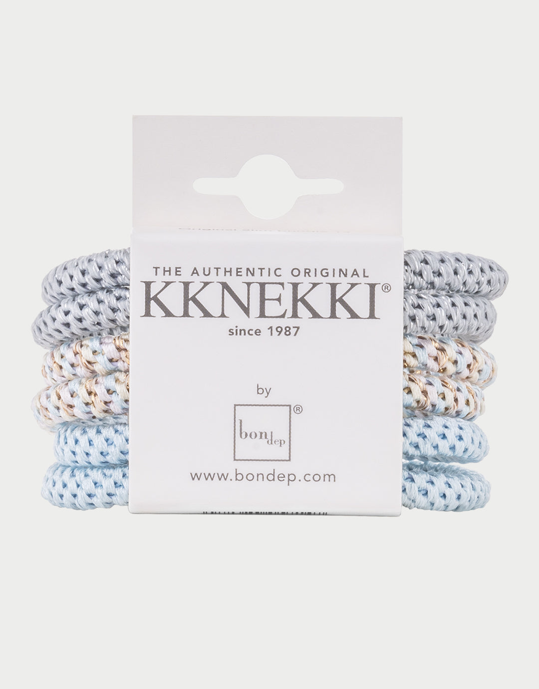 Slim Hair Tie Bundle - Pale Pastel Blues - Simply Beach UK