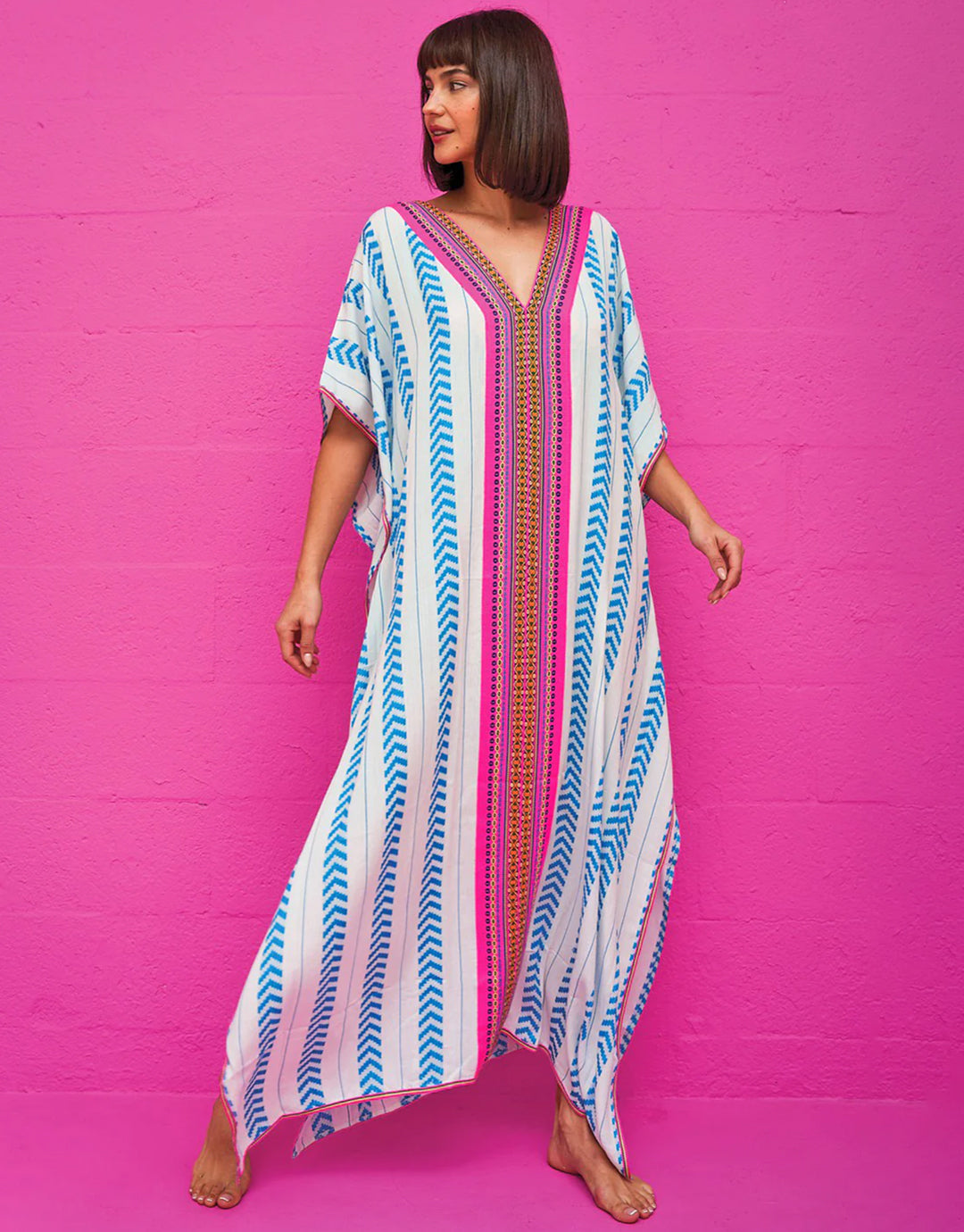 Indian Thobe Kaftan - Blue