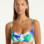 Sublime Balconette Bra Bikini Top - Cobalt - Simply Beach UK