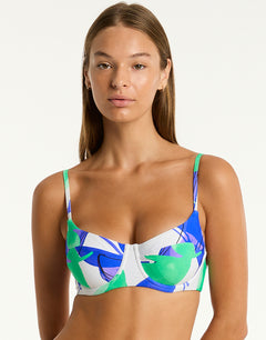 Sublime Balconette Bra Bikini Top - Cobalt - Simply Beach UK