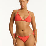 Messina Tie Side Bikini Pant - Flame - Simply Beach UK