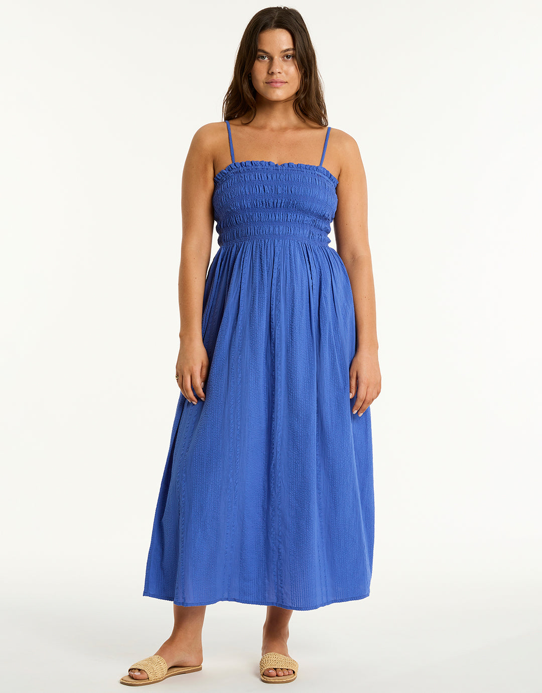 Heatwave Bandeau Dress - Blue - Simply Beach UK