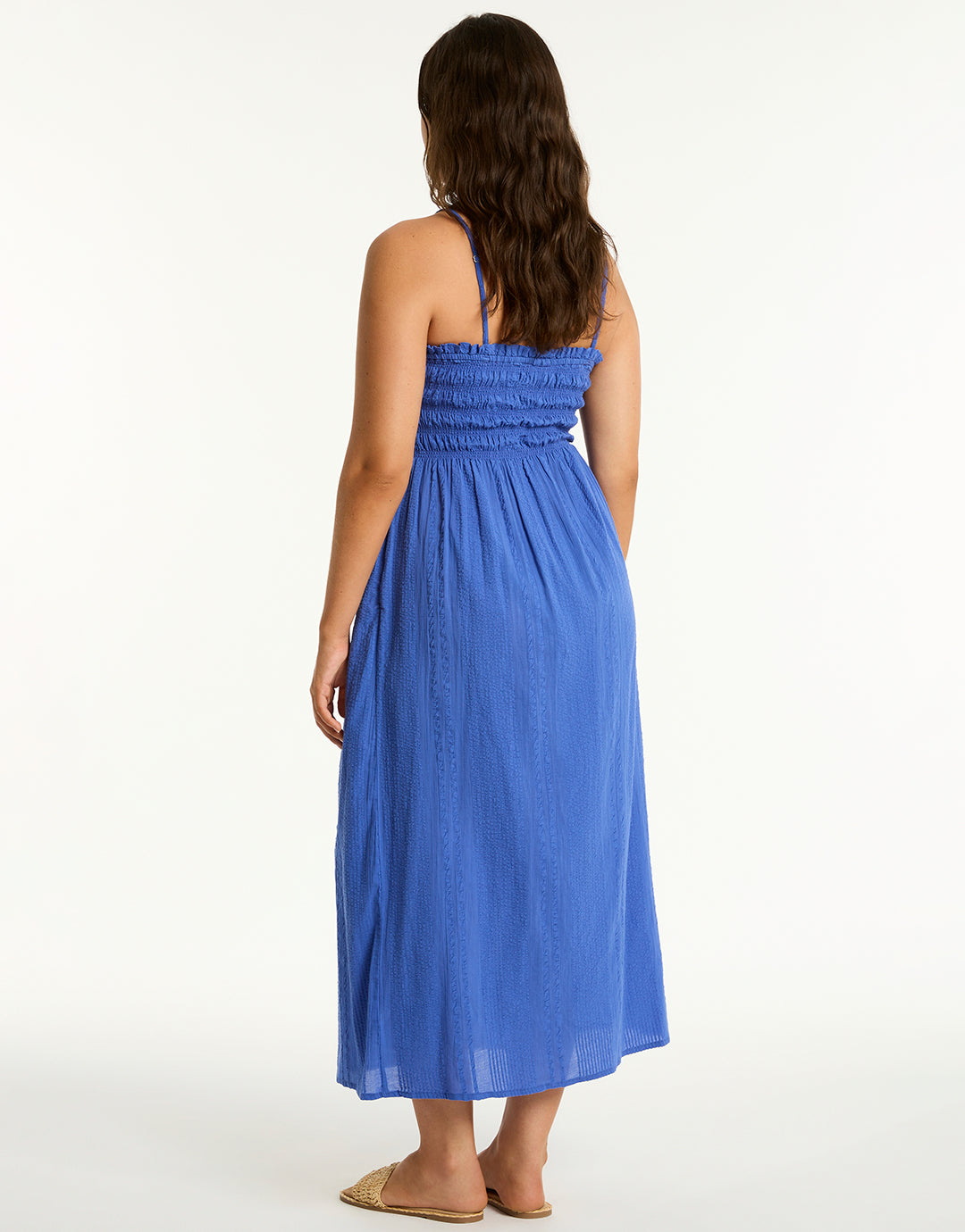 Heatwave Bandeau Dress - Blue - Simply Beach UK