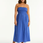 Heatwave Bandeau Dress - Blue - Simply Beach UK