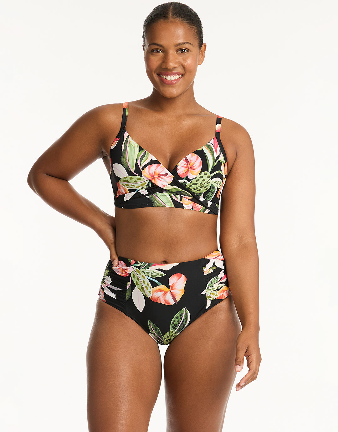 Dd+ high clearance waisted bikini