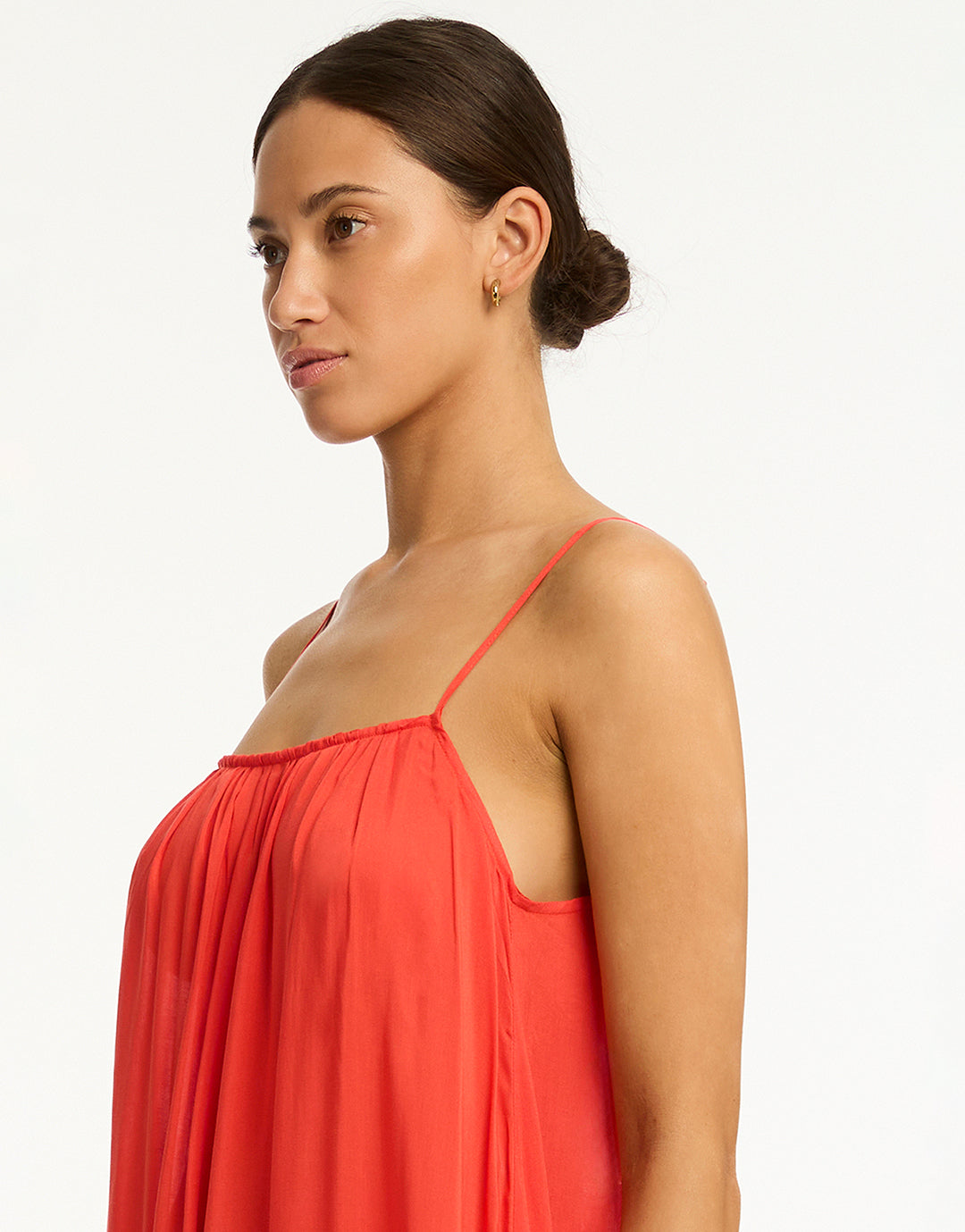 Resort Essentials Maxi Sundress - Flame - Simply Beach UK