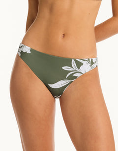 Aloha Regular Cheeky Bikini Pant - Khaki - Simply Beach UK