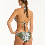 Aloha D Cup Tri Bikini Top - Khaki - Simply Beach UK