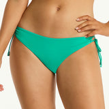 Essentials Edit Tie Side Cheeky Bikini Pant - Evergreen - Simply Beach UK